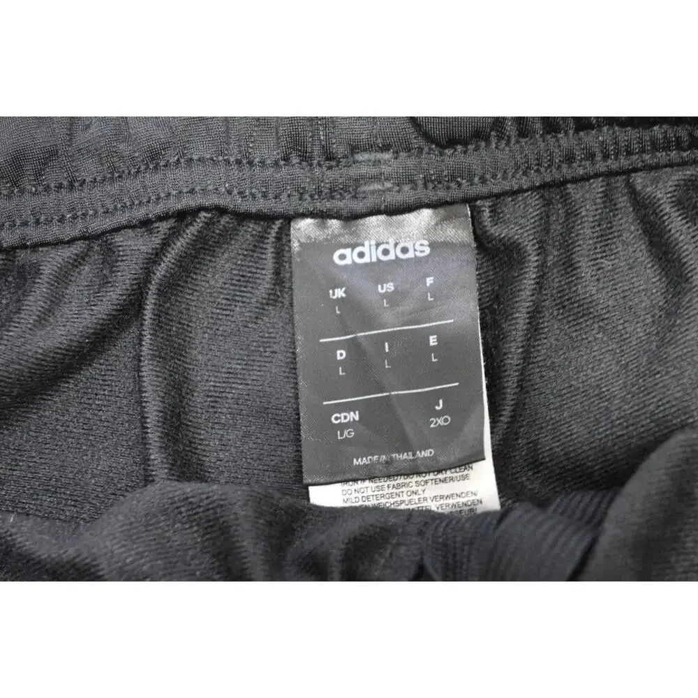 Adidas Sweat Pants Performance Striped‎ Athletic With Pockets Mens Size Large
